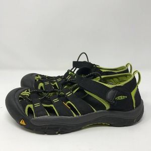 Keen Newport H2 Boys Youth Sport Hiking Sandals Waterproof Green Black | Size 6